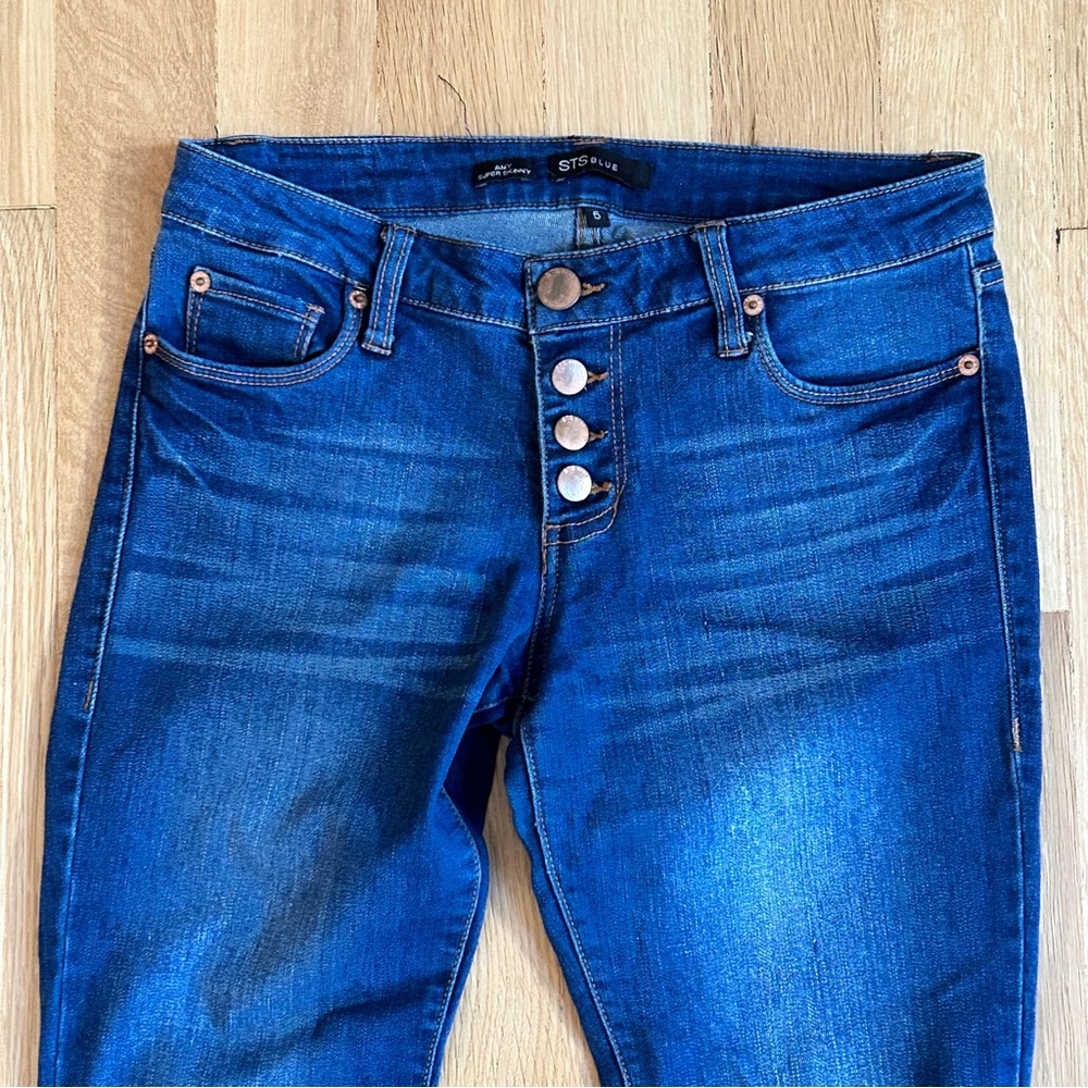 STS Blue Amy Super Skinny Button-Fly Jeans size 5
